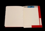 Left-Hand Pocket Folder with Inner Folder and Fastener, Letter Size, 14 Pt, Item FI2643