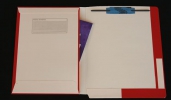 Left-Hand Pocket Folder with Fastener, Letter Size, 14 Pt, Item F2643