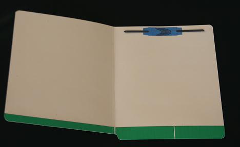 Manila Folder with Fastener, Letter Size, 14 Pt, Item 823 F2 #1