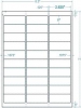 Address Label, 2-5/8" x 1", Item # 2610   