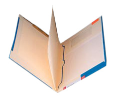 Kolor-Lok™ Right Hand Pocket Folder with Fastener in Position 3